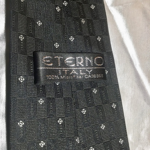 Business Classic eterno Italy Grey Neck Tie - Picture 3 of 3